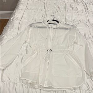 ALO Yoga White Utility Jacket